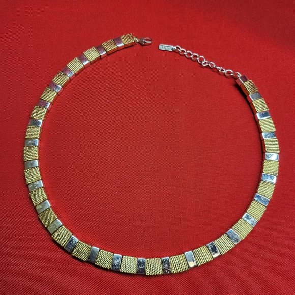 Napier Collar Gold Tone Silver Tone Necklace - Picture 11 of 12